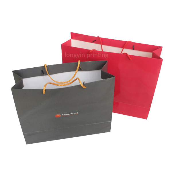 Red Shopping Bag Printing,Handbag Printing Service