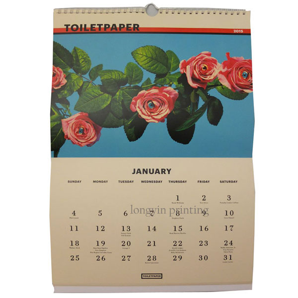 New Wall Calendar Printing in China,Make Wall Calendar